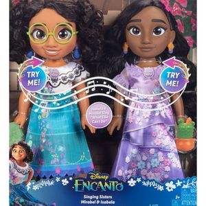 Mirabelle and sister Isabella from Encanto. SINGING SISTERS